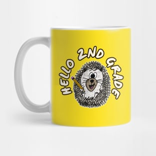 Hello 2nd Grade Hedgehog Back To School 2022 Mug